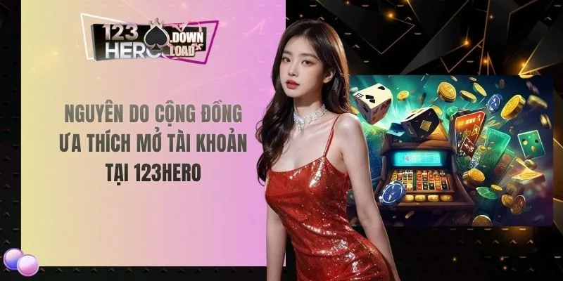 Nguyên do cộng đồng ưa thích mở tài khoản tại 123hero