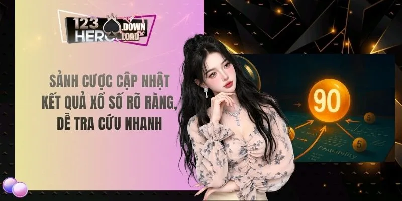 Sảnh cược cập nhật kết quả xổ số rõ ràng, dễ tra cứu nhanh